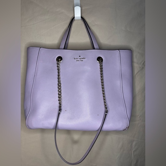 kate spade Handbags - Kate Spade Lilac Chain Strap Tote